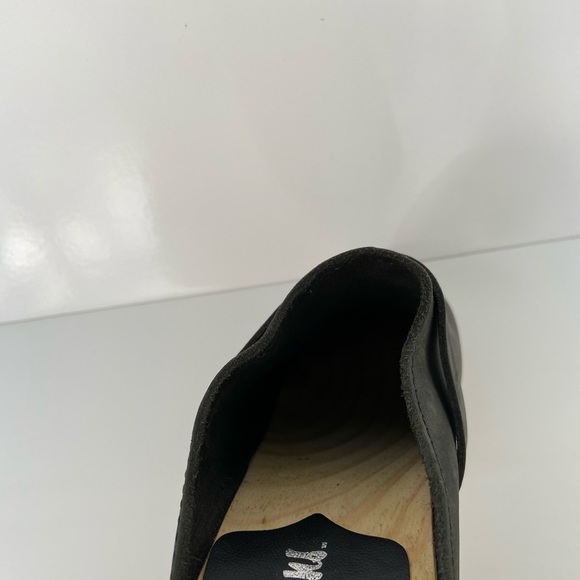 Sz. 39 Sandgrens Maya Nubuck Leather Swedish Clogs - Picture 11 of 14